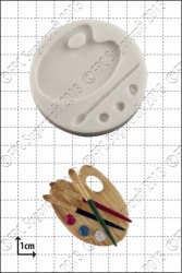 'Palette & Brush' Silicone Mould
